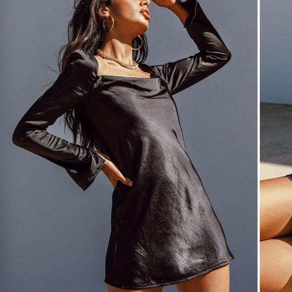 Princess Polly STAR POWER MINI DRESS BLACK US4 - Picture 3 of 3